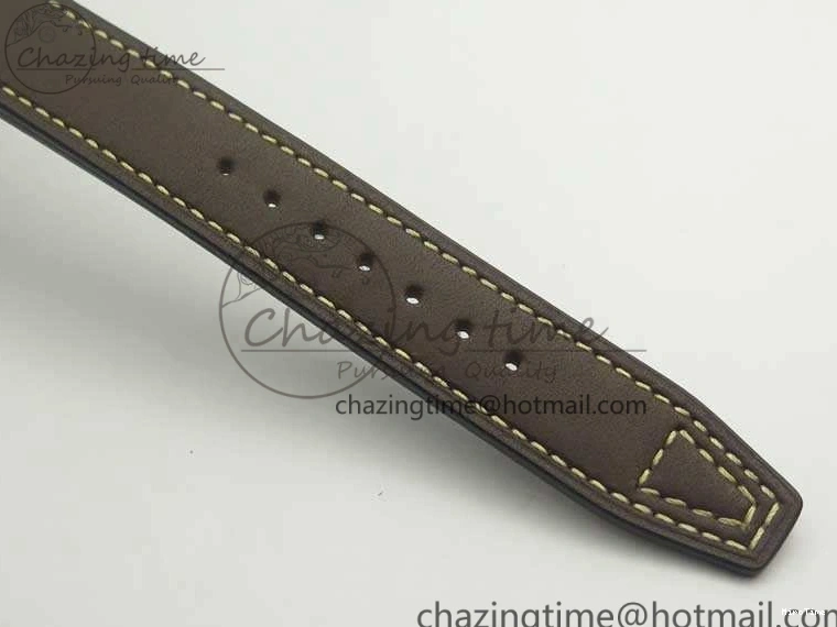MIROTIME 0228 Big Pilot IW501004 Titanium ZF 1:1 Best Edition Black Dial On Brown Leather Strap A ZeroBulk 7212